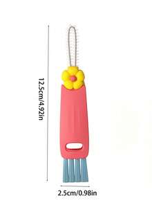 1 件三合一杯盖刷、保温瓶盖清洁器、多用途缝隙清洁刷、杯槽瓶刷杯子清洁工具、厨房、浴室、家居、家居用品 - 彩色 - 查看 2