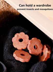 5 peças/10 peças Anéis de Madeira de Cedro 100% Natural, Anéis de Cedro Perfumados para Pendurar no Guarda-Roupa, Gavetas e Caixas de Armazenamento, Armários de Sapatos, Repelente de Traças, Desodorizante Natural, Repelente de Insetos, Anti-Mofo, Anti-Odor