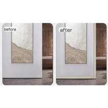 1pc 2m/78.74in Self Adhesive Skirting Line 3D Wall Stickers Thickened Anti-Collision Decoration Strips Bedroom Living Room Corner Line Stickers