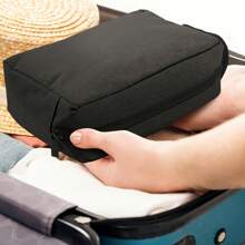 1 pezzo Borsa organizzatrice da viaggio impermeabile multicolore, borsa con cerniera, borsa da toilette da uomo di grande capacità, elementi essenziali da viaggio per vacanze estive, ritorno a scuola, borsa per articoli scolastici, borsa da viaggio