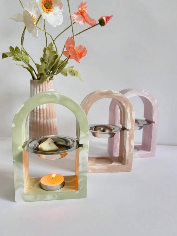 Aromatherapy Stove Silicone Mold For Candle Holders - Melts Wax Effortlessly, Ideal For Resin DIY Crafts, Perfect For Creating Exquisite Aromatherapy Decorations And Custom Candle Holders