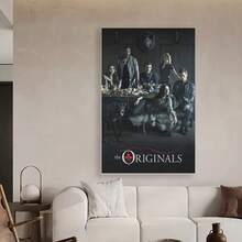 Framed   "The Originals" Vintage Movie Poster,  - Classic Film Canvas Art With Iconic Characters & Wolves Design - Ideal For Home Decor & Movie Fan Collectibles, Perfect For Room Decor - Framed - View 3