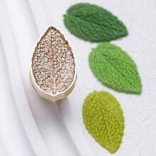 1 件，植物叶纹理系列，蜡封封头，银杏叶/荷叶/枫叶，复杂的纹理设计，独特的可拆卸设计，带有复杂的叶脉图案，非常适合信封、剪贴簿、书签和毕业礼物、礼品卡、派对邀请函、葡萄酒包装、蜗牛邮件、圣诞礼物、礼品包装、返校、学校用品 - 多尺寸 - 查看 2