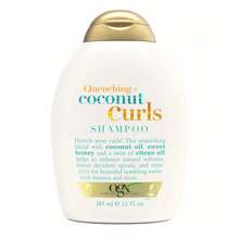 OGX Quenching+ Coconut Curls Shampoo Curly Hair Shampoo With Coconut Oil, Citrus Oil & Honey - 13 Fl Oz - 1 - View 1
