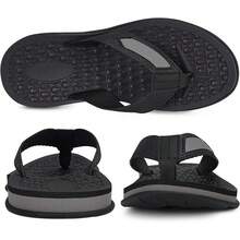 Men's Flip-Flops Non-Slip Bathroom Shower Shoes Cushioned Foam Indoor And Outdoor Toe-Post Sandals