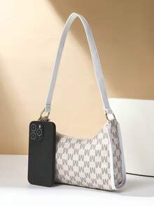 Women's Fashion Casual Shoulder Bag - Beige - View 3
