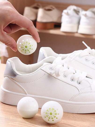 6pcs/Pack Shoe Deodorant Balls, Sports Shoe Odor Eliminator Balls, Freshener Aromatic Sachets - Brings Fresh Scent To Shoes, Gym Bags, Storage Cabinets And Home Shoe Racks - Multi-Purpose Air Freshener For Home, Office, Car, Kitchen, Bathroom (Random Color & Design)