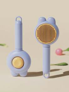 2/1pc Pet Grooming Brush, Pet Deshedding Brush, Massage Bath Brush, Pet Supplies, Suitable For Household Pets Kittens, Dogs Hair Cleaning, Pet Cleaning Products, Brush, Comb, Home Fur Cleaning Brush