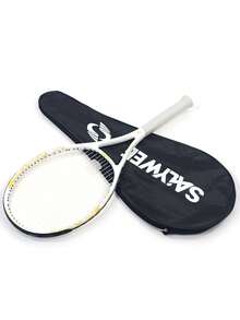 SALYWEE Composite Carbon Fiber Tennis Racket – Exquisite Chinese Golden Dragon Design, High Performance 50-60 Lbs Tension For Powerful Offensive Play, Unisex Adult Racquet, Racket Only (No Accessories) With Bag / Racket (Non-Slip Handle Grip Tape&Tennis Ball) With Bag, Ideal For Intermediate Player In Outdoor Sports Training And Competitions - Multicolor - View 12