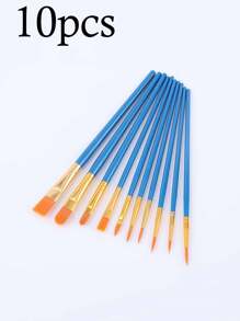Soucolor Acrylic Paint Brush Set 20 Round Tip Artist Brushes For Acrylic Oil Watercolor Canvas Rock Body Face Nails Miniature Details Painting Supplies, Art Supplies, Back To School Supplies