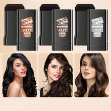 (Barra de tinte de cabello temporal de 20g) Barra de tinte de cabello temporal para adultos, cobertura duradera para cabello seco, fácil de aplicar y quitar, barra de tinte para cabello y barba de 20g para cubrir canas de emergencia, contiene esqualano - Marrón oscuro - Ver 8