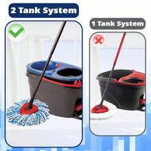 Replacement Triangle Mop Head Compatible With O-Cedar RinseClean Mop