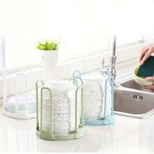 Kitchen Drain Shelf Sink Draining Rack Tray Dish Bowl Storage Holder Drainer Kitchen Flatware Drying Holder