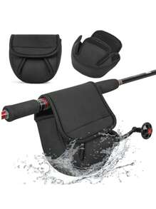 S/M/L Neopren Schutzhülle für Angelrollen, wasserdichte Rollentasche, Tropfendesign, für den Außenbereich