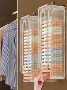 1pc Underwear Storage Box, Wall-Mounted Hanging Organizer For Socks, Closet Storage Solution Without Drilling, Back To School