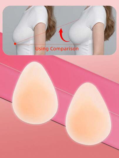 Solid Silicone Breast Petals, Thin Seamless Invisible Nipple Covers, Breast Lifting Teardrop Shaped Lift And Support Breast Petals