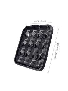 1pc - Diamond Silicone Ice Cube Mold, Silicone Material, Diamond Ice Cube Tray, Ideal Bar Tools For Whiskey, Wine, Kitchen Gadgets