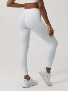 Sodalemon Sportleggings Für Frauen Reißverschlussbeutel Mit Verdrehtem Knotenbund Und Nahtlosem Vorderteil Für Yoga Fitness