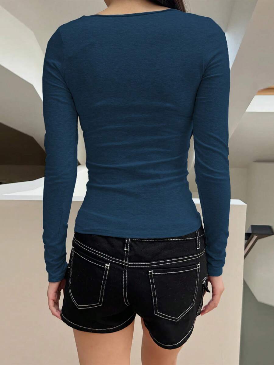 Small Lace V-Neck Top