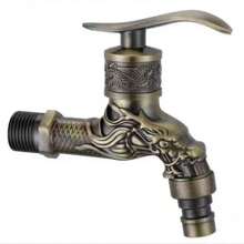 "Classic" Vintage European-Style Single Cold Wall-Mounted Faucet - Stainless Steel, Perfect For Kitchen Sink, Washing Machine, Outdoor Garden & Bathroom Accessories