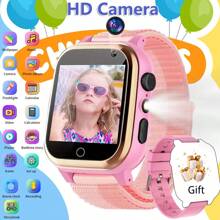 Sistema electrónico de aprendizaje educativo multifuncional para niños, consola de juegos infantil con pantalla táctil completa, juegos educativos, audiolibros, reproductor de música, linterna, reloj despertador, regalo de cumpleaños para niños/niñas