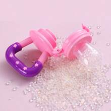 3 件装婴儿硅胶喂食勺水果蔬菜喂奶奶嘴出牙辅食舒缓易抓握适合日常使用