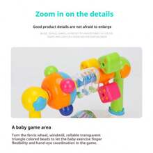 1pc 2025 New Electronic Piano Music Toy, Infant Soothing Toy, Children's Sound Enlightening Toy, Voice Activated Toy, Birthday/Christmas/Halloween Gift (Battery-Free Toy)