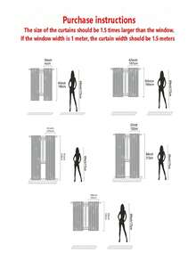 2片装数码印花窗帘，价格实惠的涤纶材质，适用于卧室、客厅、书房、家居装饰 - 彩色 - 查看 3