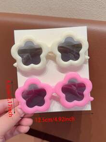 2026 Newest 2/3/4Pcs Baby Boys Girls Cute Fashion Flower Kids Children Fashion Glasses Eyewear,Card Only Show,Don't Shipping - Multicolor - View 3