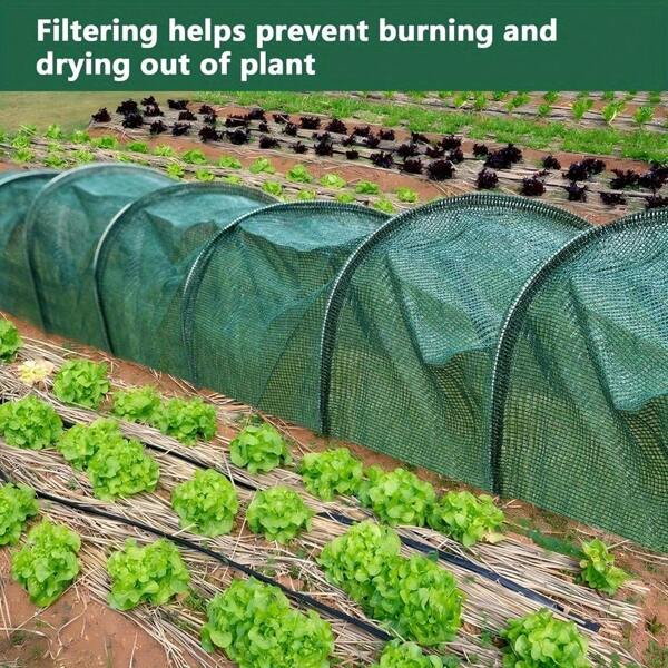 10ft 2-In-1 Portable Greenhouse And Cold Frame Garden Shade Net - Quick Release, Shading And Heat Protection Net For Vegetables And Plants, Frost Cover For Garden Animals And Plants
