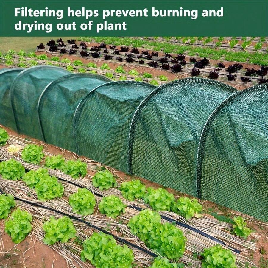 10ft 2-In-1 Portable Greenhouse And Cold Frame Garden Shade Net - Quick Release, Shading And Heat Protection Net For Vegetables And Plants, Frost Cover For Garden Animals And Plants - View 1