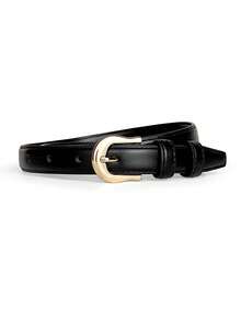 1/2/3 件简约百搭腰带，简约扣式休闲女式牛仔裤，夏季装饰腰带，夏季，秋季，万圣节