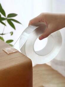 1 Stück hochviskoser Nano-Klebeband, Gegenstände ohne Spuren und ohne Beschädigung der Wände anbringen, mit starkem Klebstoff, stabiler als Haken, waschbares doppelseitiges Klebeband, wiederverwendbares wasserfestes Klebeband für vielfältige Anwendungen, für abnehmbare Artikel - waschbares starkes Klebeband für Badezimmerdekoration, Badezimmerdekoration und -accessoires, Geburtstagsdekorationen, Weihnachtsdekorationen, Raumdekoration, Weihnachtsdekorationen für Zuhause, Heimdekoration - Verschiedenfarbig - Übersicht 21