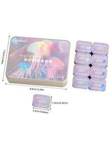 MORDDA 9-Grid Satin Light Painting Solid Gel Nail Art Pigment - No Wipe, 3D Textured Oil Painting Designs For Manicure DIY & Salon Use For Spring - Multicolor - View 9