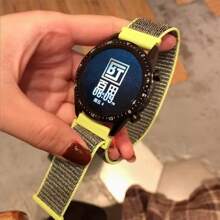 20mm Pulseira de Relógio Esportiva de Náilon para Watch GT 4-2-2e-3 44mm 40mm, Galaxy Watch 4 Classic 42mm 46mm, Active 2 40mm 44mm, Amazfit GTS 2-2e-Mini-GTS 3, Amazfit GTS 4-4 Mini
