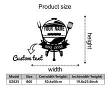 1pc Customizable Metal Barbecue Wall Decor, Rustic Outdoor Kitchen Decoration, Metal Barbecue Art Sign & Design, Perfect Gift For Dad And New Home Housewarming Gifts Birthday Graduation,Multi-Functional,Adjustable,Durable,Ornamental,Reusable,Exquisite,Adorable,High-Quality,Modern,Colorful,Cute,Comfortable,Stylish,Custom,Personalized,Unique,Ideal Gifts For Him,Ideal Gifts For Her,Home Refresh