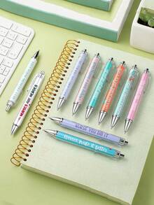 10pcs Cute Cartoon Nurse Themed Ballpoint Pen Set, Appreciation Gift For Medical Staff Team, Suitable For Nurses, Students, Professors, Medical Teams (5/10pcs) School Supplies,Back To School