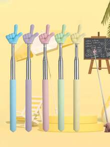 Stainless Steel Back Scratcher,Extendable Stainless Steel Back Scratcher - Telescopic Rubber Handle, Portable, Adjustable Length, Ergonomic Design, Perfect For Personal Use Or As A Gift For Thanksgiving, Birthday, Christmas