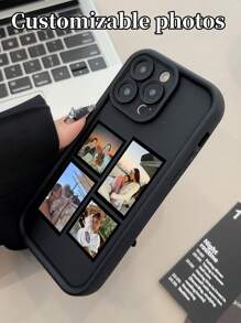 1 pièce Coque de téléphone personnalisée avec nom, Coque de téléphone personnalisée à DIY. Protection corps complet, absorption des chocs, prise en main confortable. Meilleur cadeau pour les amis, la famille, les couples. Compatible avec iPhone11/12/13/14/15 Pro Max, Galaxy A15/A25/A35/A55/S23/24 Ultra, Redmi, OPPO