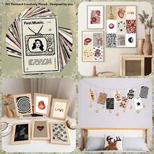 50pcs Downtown Style Women Posters, Wall Art Prints Decor For Bedroom, Wall Collage Kit For Room Aesthetic, Vintage Dorm Gallery Downtown Home Decor Vinyl Decal, For Bedroom Decor, Room Decor Items Wall Decor Bathroom Decor Room Decoration Stuff Living Room Decor House Decor Home Decor Living Room Wall Paper Wallpapers School Decor School Surprise Dormitory Decor Back To School School Supplies