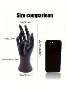 قطعة واحدة نموذج جسم إنساني سوار، قفاز، خاتم، حامل مجوهرات سوار، مناسب لتخزين مستحضرات التجميل والمكاتب والاكسسوارات للنساء، منظم تخزين للسفر والهدايا عودة للمدرسة - متعدد الألوان - مشاهدة 8