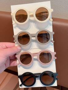 2026 Newest 3/4/5/6Pcs Baby Boys Girls Cute Fashion Round Kids Children Fashion Glasses Eyewear,Card Only Show,Don't Shipping - Multicolor - View 23