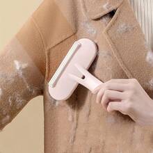 Double-Sided Manual Fabric Shaver & Lint Remover - Household Coat Garment De-Pilling Tool With Pet Hair Removal & Anti-Pilling - 粉色 - 查看 1