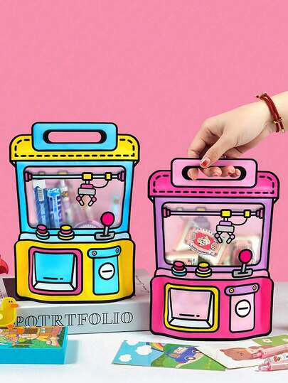 5/10/20Pcs Cute Doll Design Gift Bags, Zipper Closure Plastic Snack Bag Suitable For Birthday, Party, Holidays - Daily/Party/Festival Use