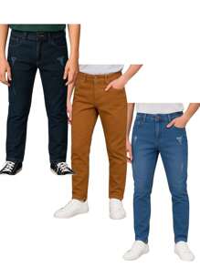 Combo Kit 3 calças Masculina infantil Original