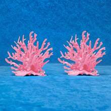 1pc/2pcs Artificial Coral Decoration Aquarium Aquatic Plants Soft Coral Artificial Coral Aquarium Aquarium Landscaping Sea Tank Set Decoration Aquarium Aquatic Plants Iron Branches Aquarium Landscaping Sea Tank Set Decoration