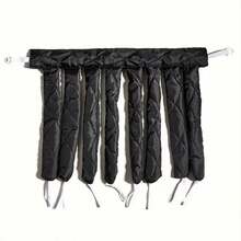 Boucleur de cheveux sans chaleur, 8 bandes de griffes à boucler amovibles, bandeau réglable, boucleurs doux en satin sans chaleur pour cheveux longs, boucleur paresseux, boucles sans chaleur pour femmes, ondulations, outils de coiffure, accessoires de cheveux - Multicolore - Voir 15