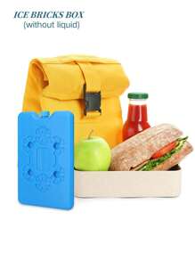 Boîte à glace de stockage au froid carrée, blocs réfrigérants, pack de glace pour sac, blocs de déjeuner, bloc de glace pour glacière, paquets de glace pour boîtes à glace, blocs de glace pour gobelets à glace, bloc de glace pour machine à glaçons, bloc de glace pour glacière