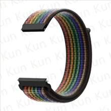 20mm Pulseira de Relógio Esportiva de Náilon para Watch GT 4-2-2e-3 44mm 40mm, Galaxy Watch 4 Classic 42mm 46mm, Active 2 40mm 44mm, Amazfit GTS 2-2e-Mini-GTS 3, Amazfit GTS 4-4 Mini