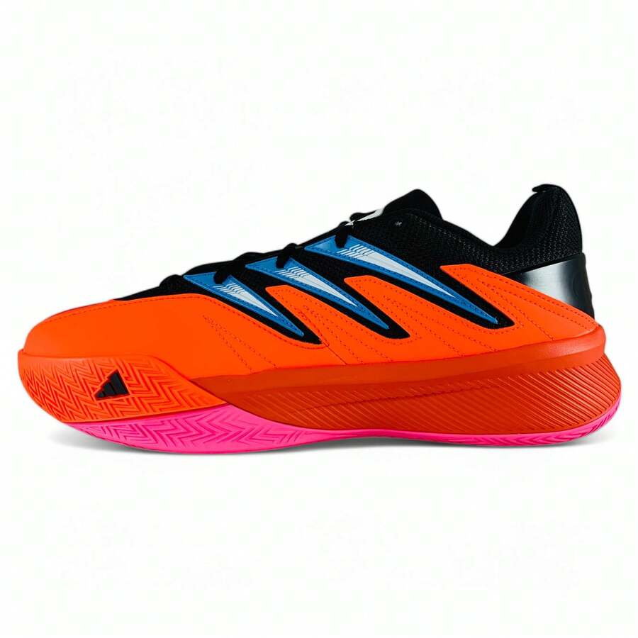 Adidas Dame Certified 3 Low Solar Red Orange Men's Basketball Shoes IH8464 - Red - View 1